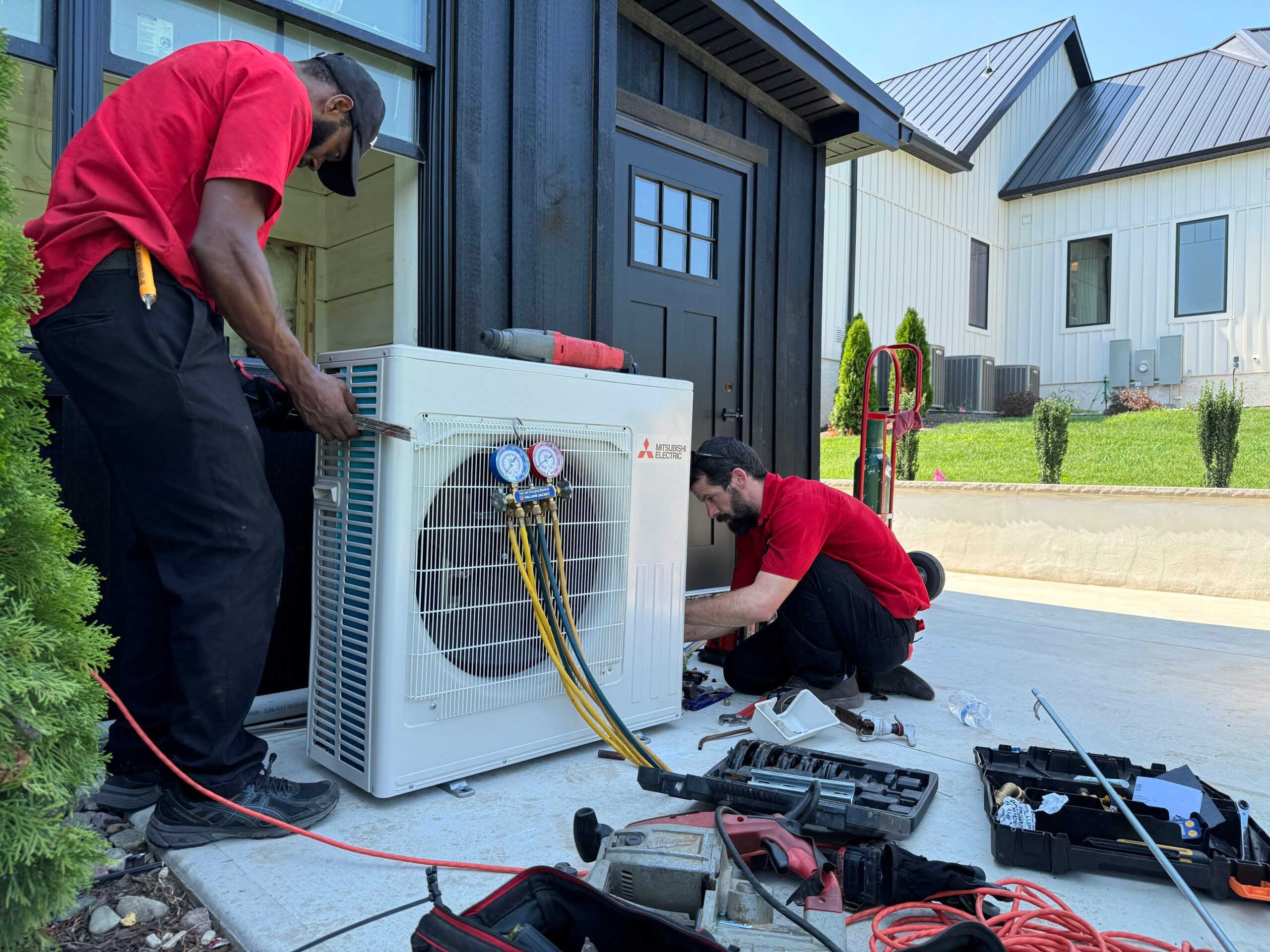 Furnace repair and inspection by Leadbeater Sons heating technician